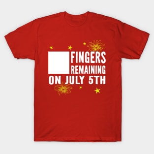 DIY Fingers Remaining T-Shirt